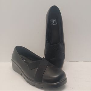 SL Design Women's Shoes Comfort Criss Cross Elastic Design Size 38